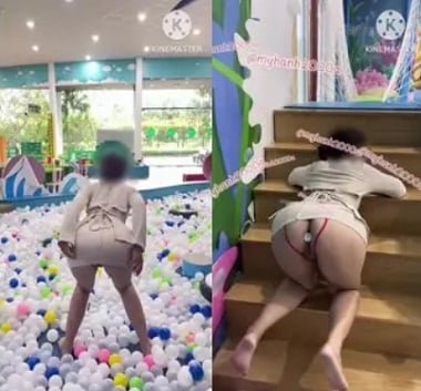 Video lộ clip khoe bướm của Mỹ Hạnh tại nơi đông người