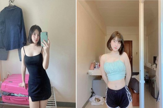 Cô gái tóc ngắn quyến rũ say đắm đồng nghiệp trong đêm vụng trộm