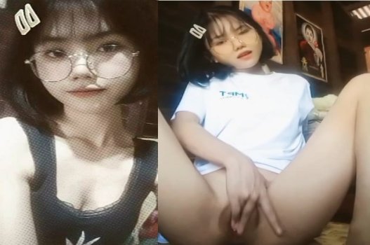 Cô gái tóc ngắn học sinh sexy quyến rũ